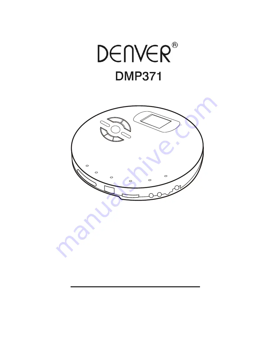 Denver DMP371 Operating Instructions Manual Download Page 11