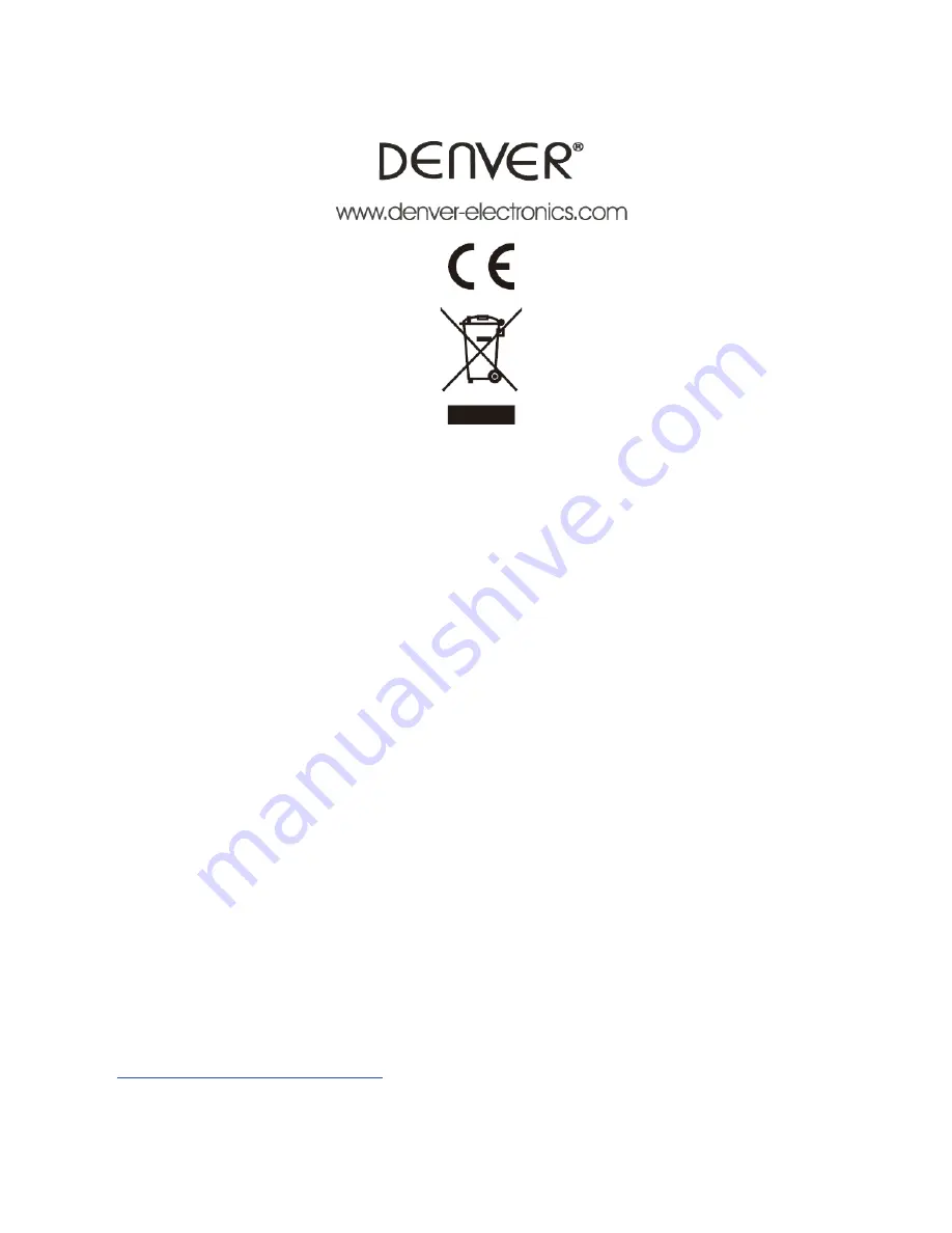 Denver LED-6570 Quick Start Manual Download Page 22