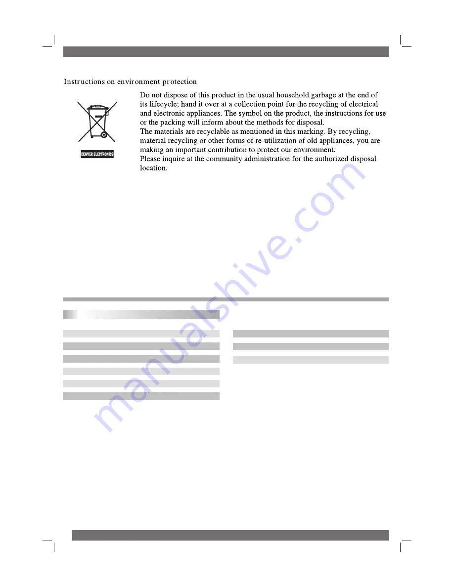 Denver MT-732B User Manual Download Page 2