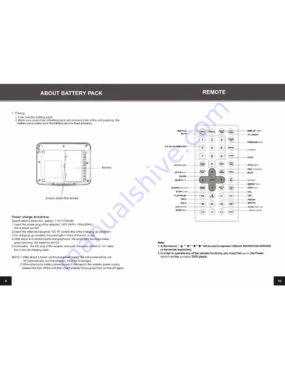 Denver MT-772DVBT User Manual Download Page 6