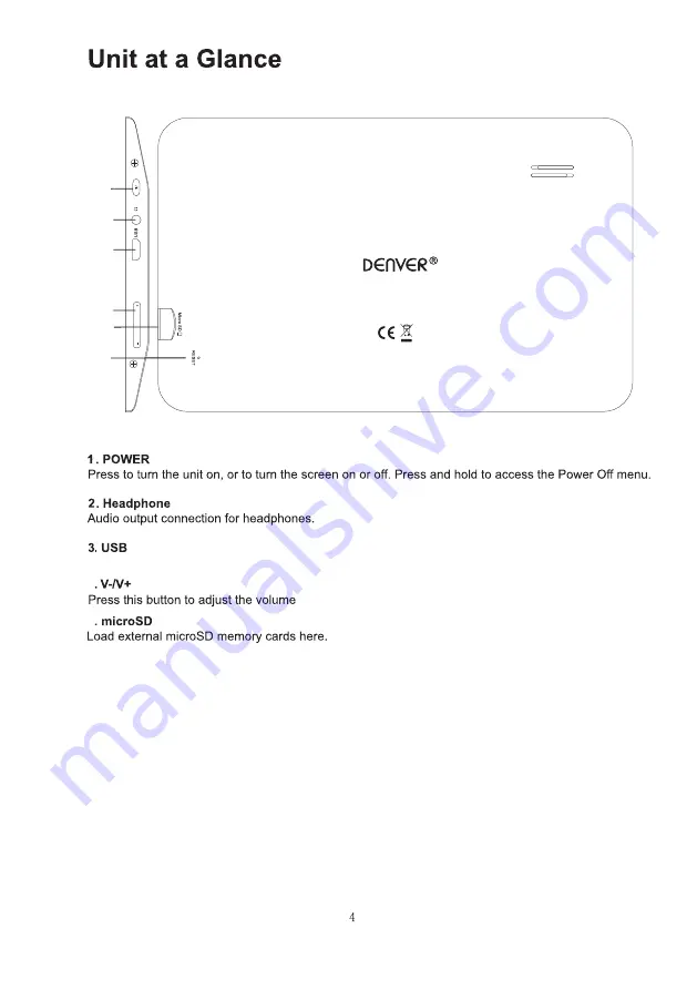 Denver TAQ-70353KBLUE User Manual Download Page 5