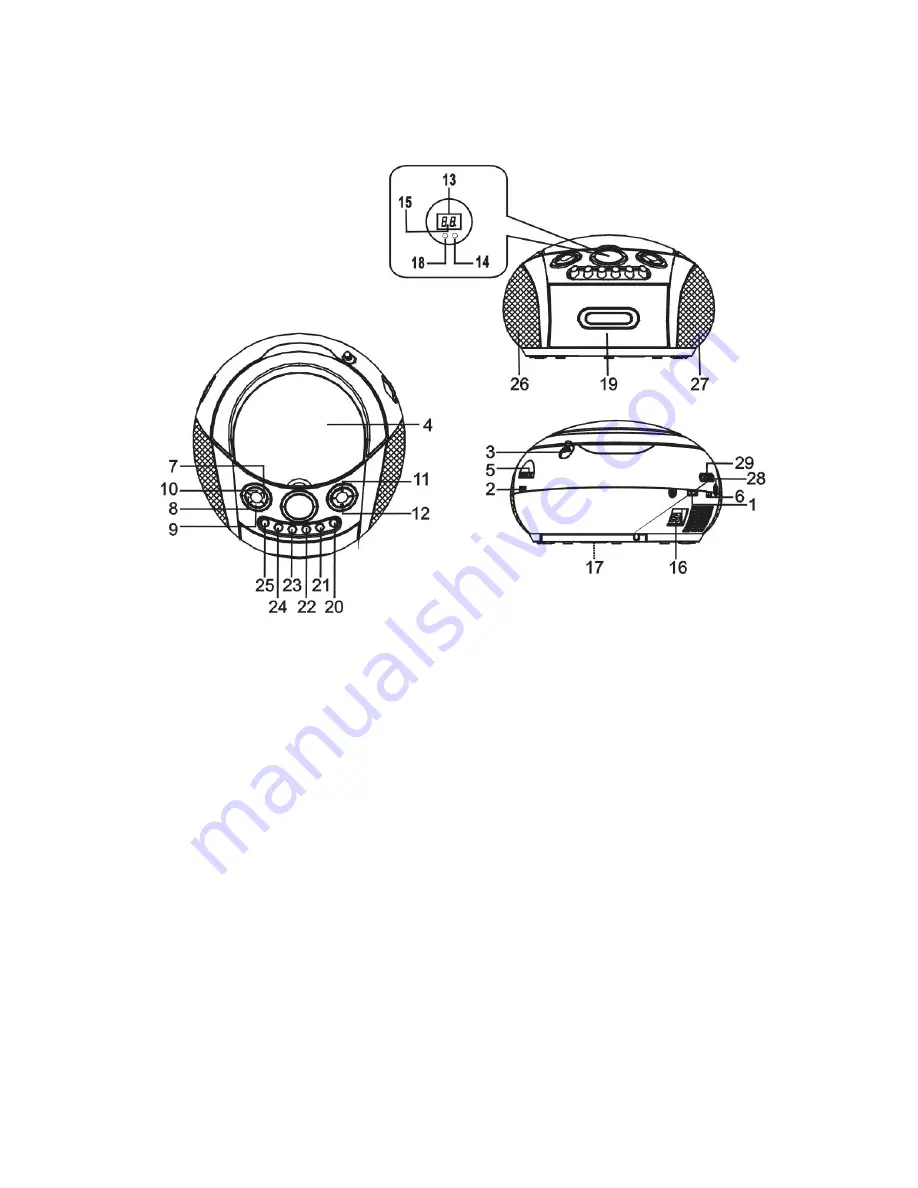 Denver TCD-28 User Manual Download Page 1