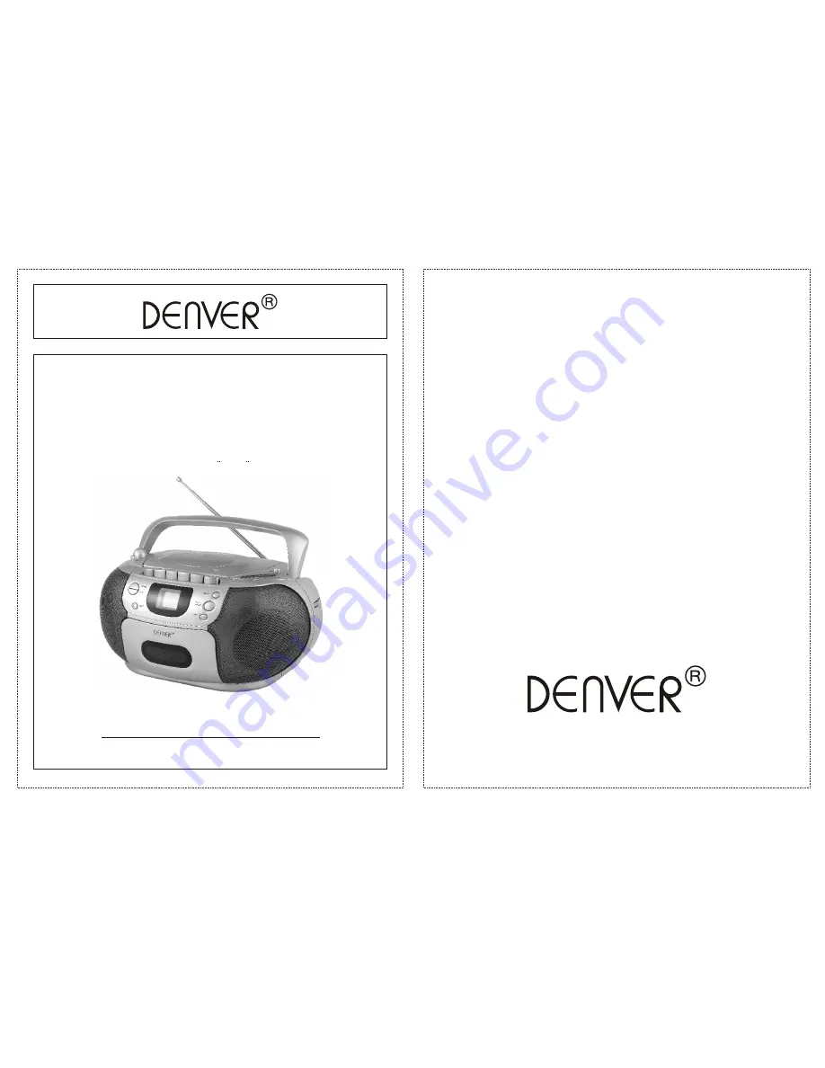 Denver TCD-57 User Manual Download Page 1