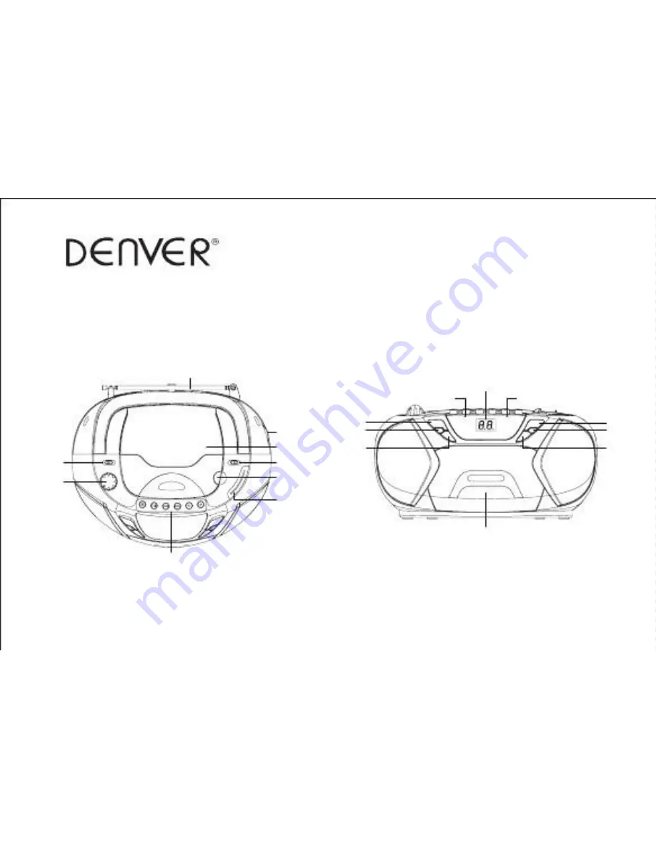 Denver TCP-38 MK2 Скачать руководство пользователя страница 1