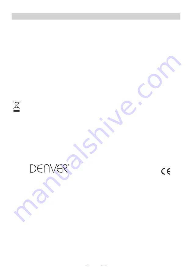 Denver TCS-86 User Manual Download Page 61