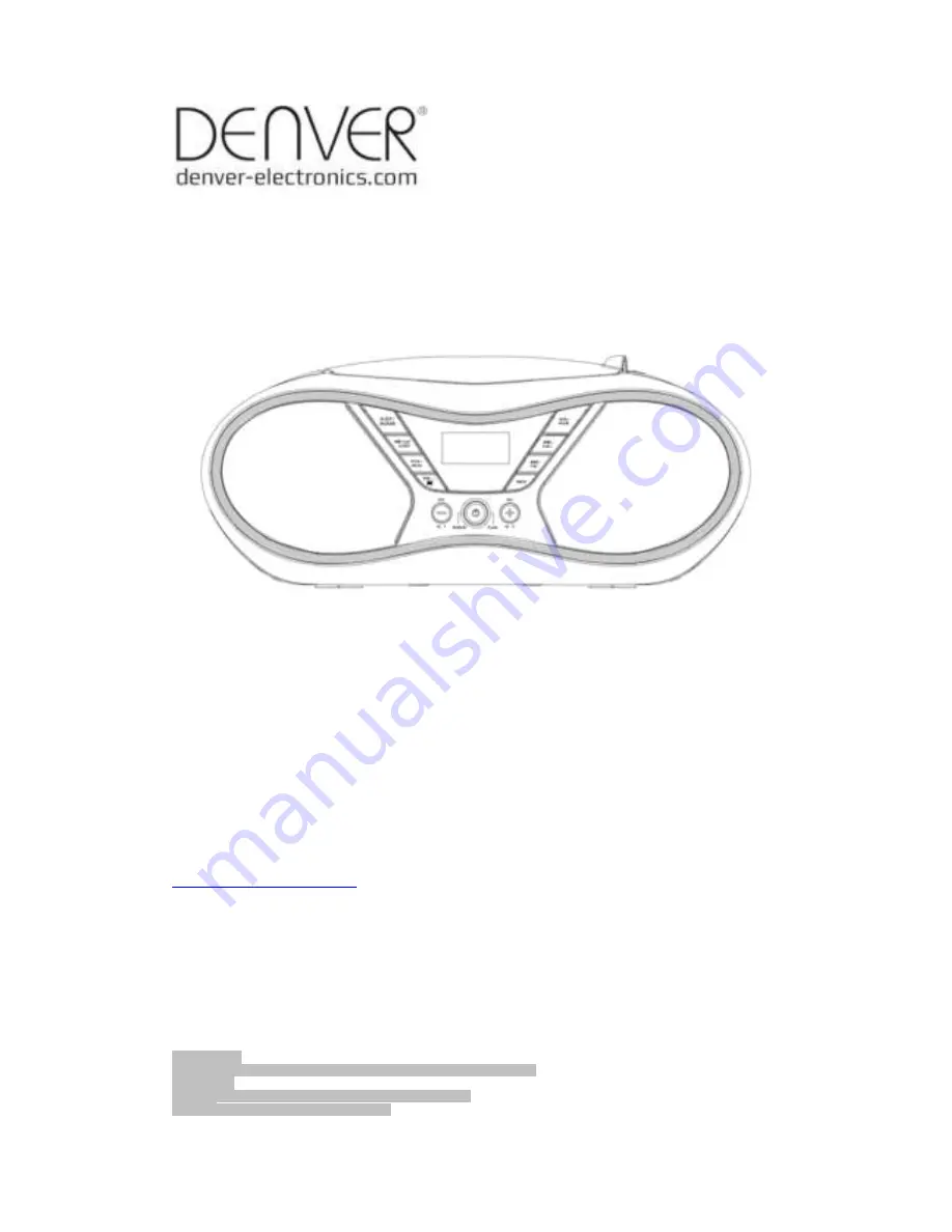 Denver TDA-60 Instruction Manual Download Page 1