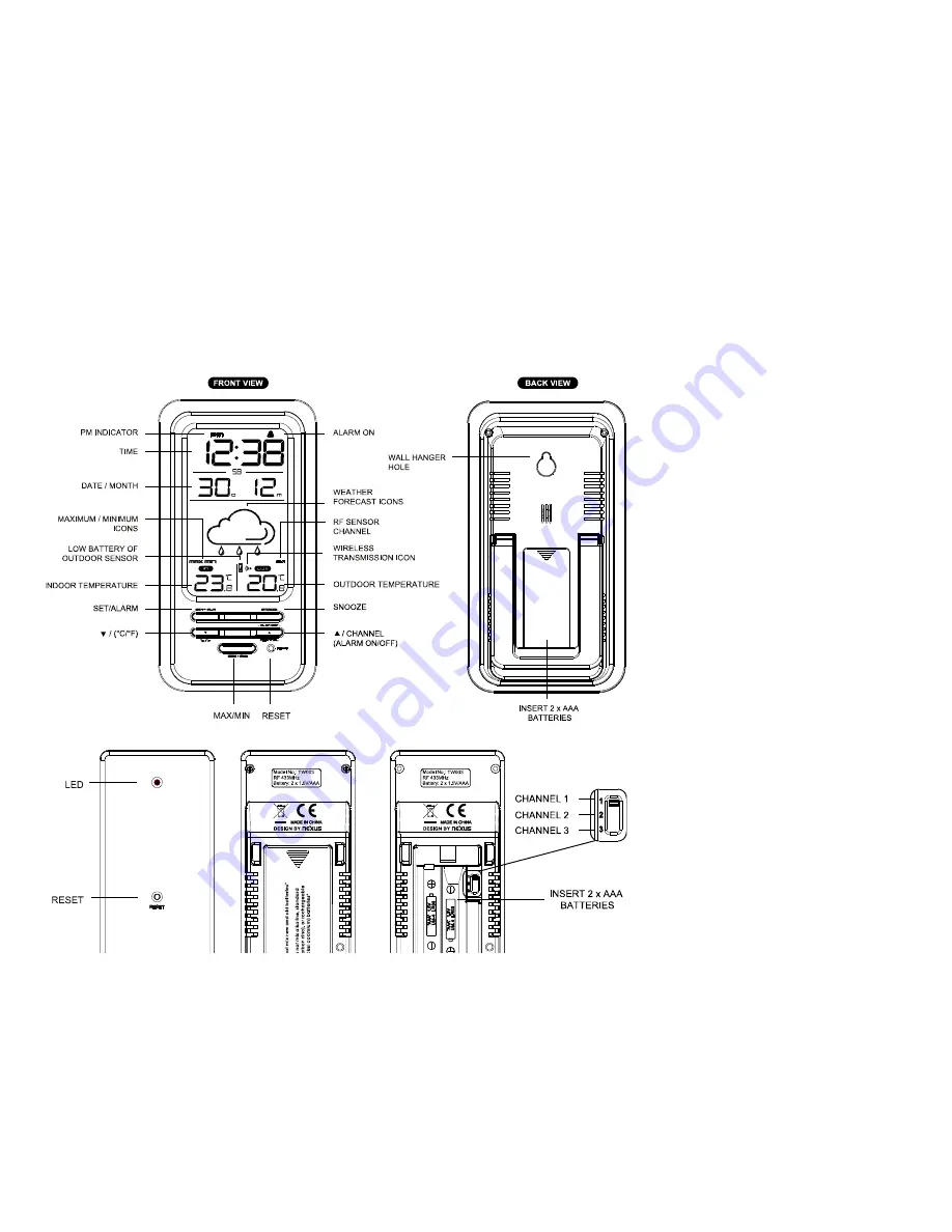 Denver TRC-1490 Instruction Manual Download Page 1