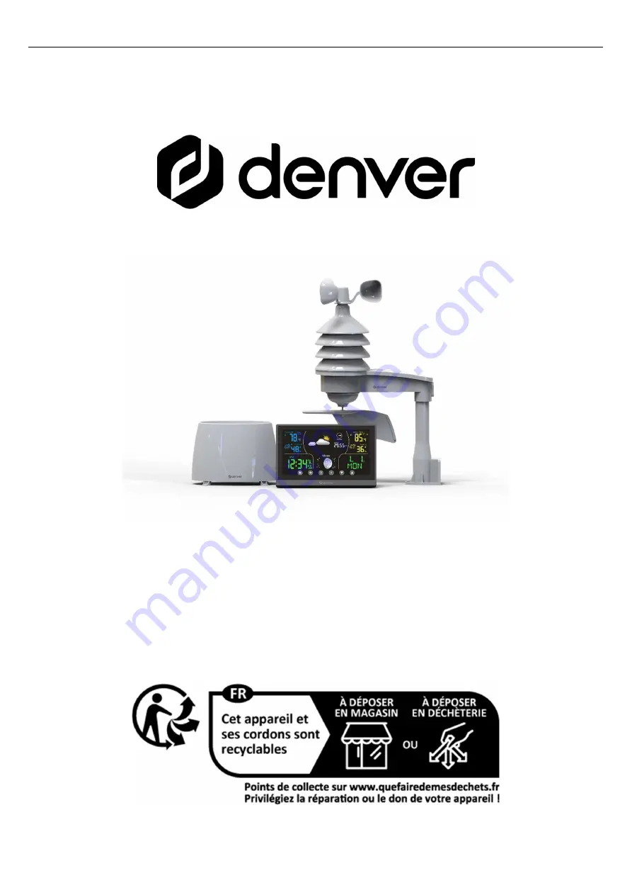 Denver WS-650 Manual Download Page 1