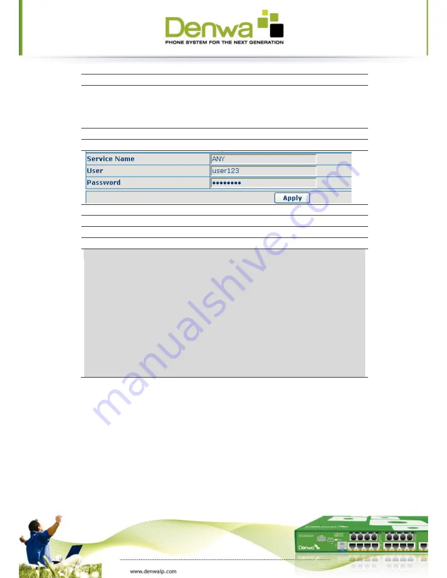 Denwa Communications DW-610G User Manual Download Page 39