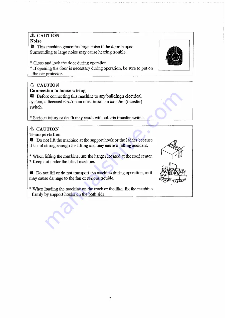 Denyo DCA-10LSX Instruction Manual Download Page 11