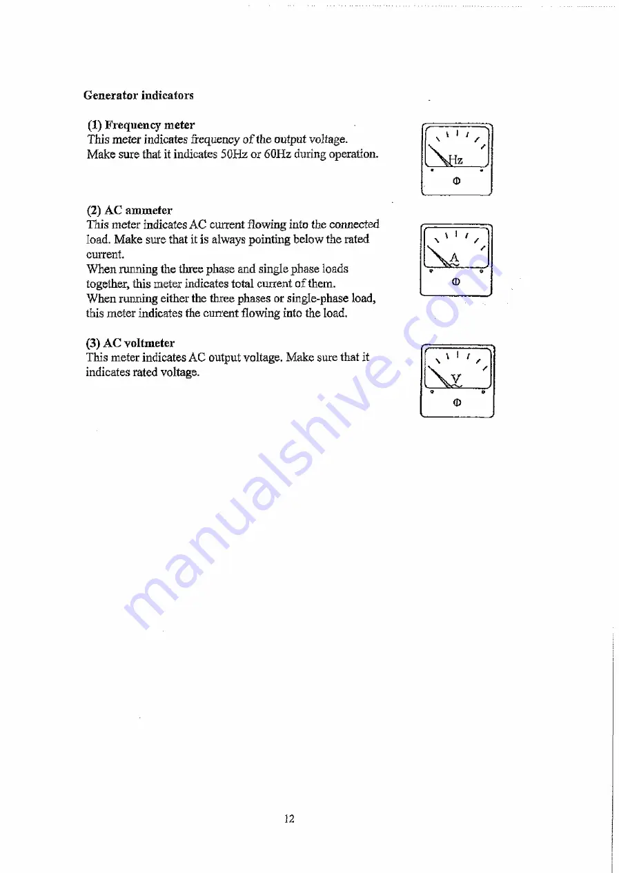 Denyo DCA-10LSX Instruction Manual Download Page 16