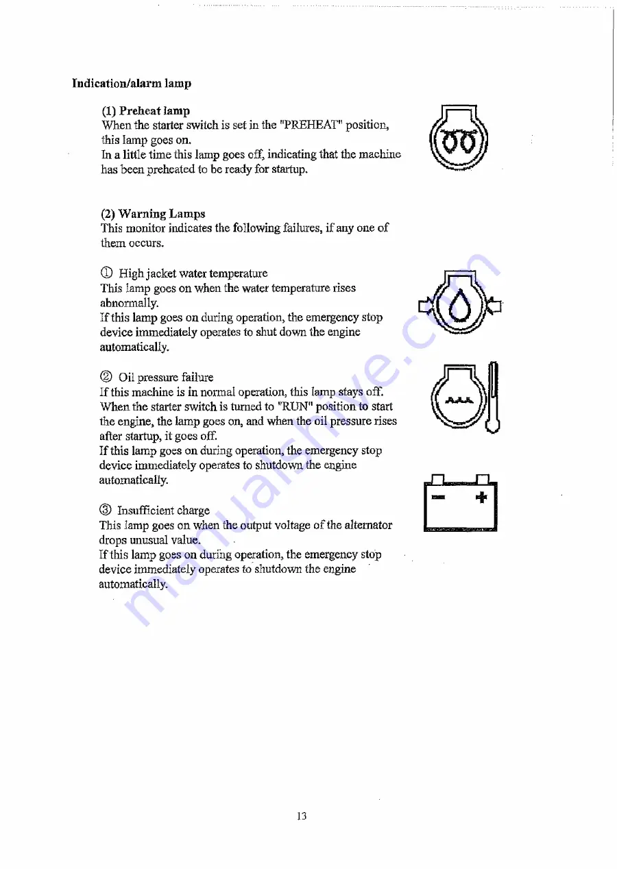 Denyo DCA-10LSX Instruction Manual Download Page 17