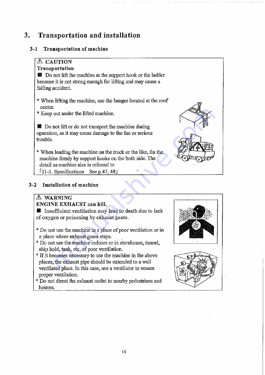 Denyo DCA-10LSX Instruction Manual Download Page 20