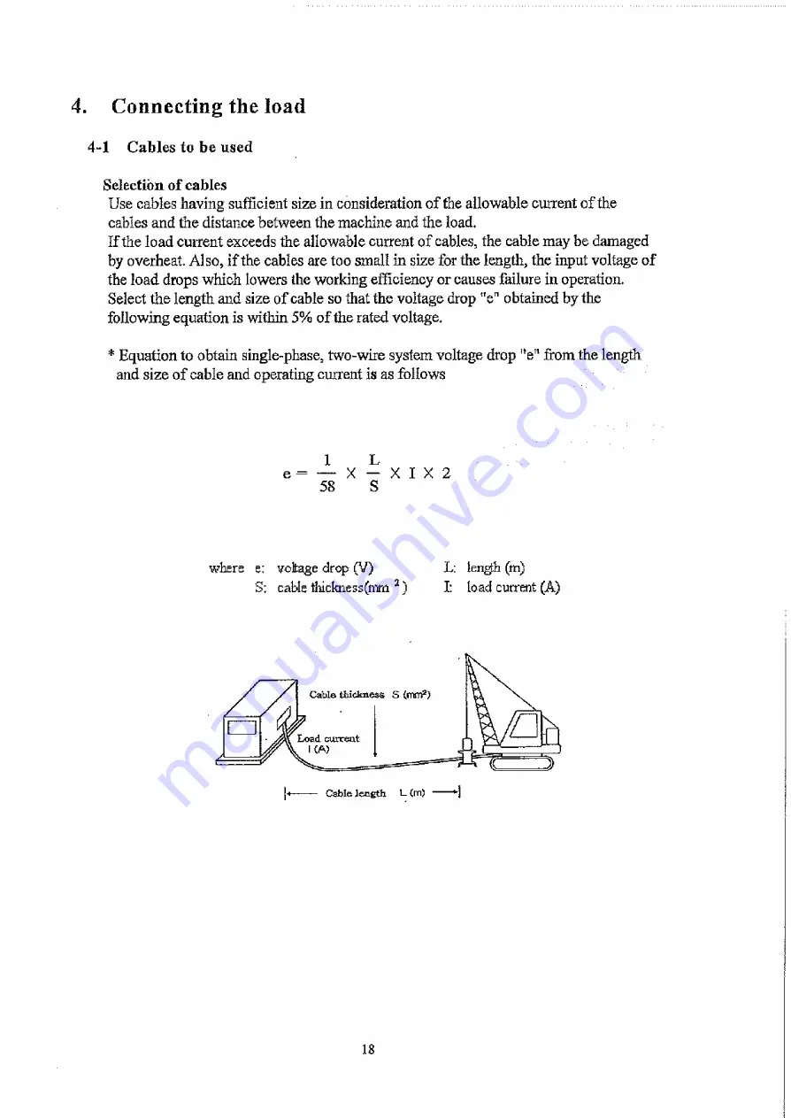 Denyo DCA-10LSX Instruction Manual Download Page 22