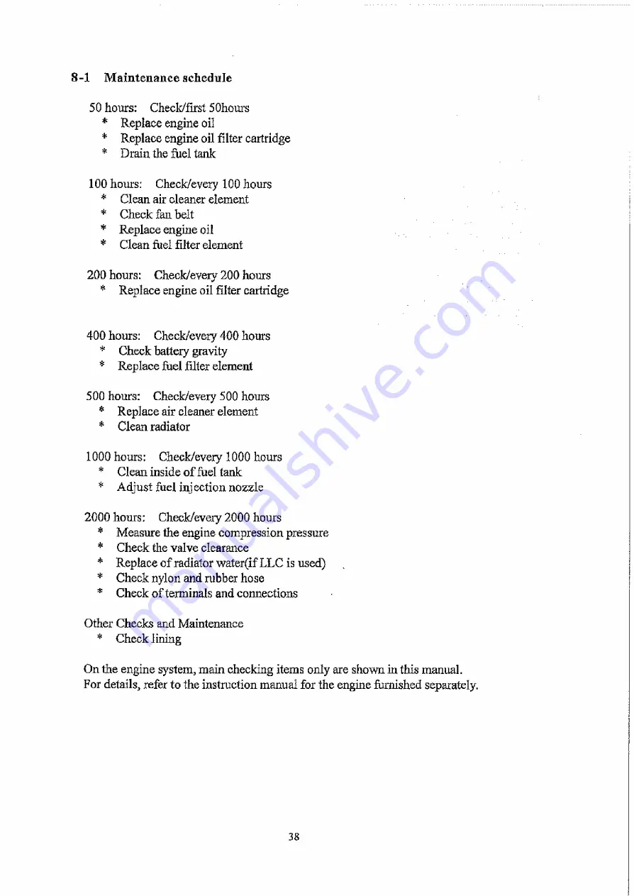 Denyo DCA-10LSX Instruction Manual Download Page 42