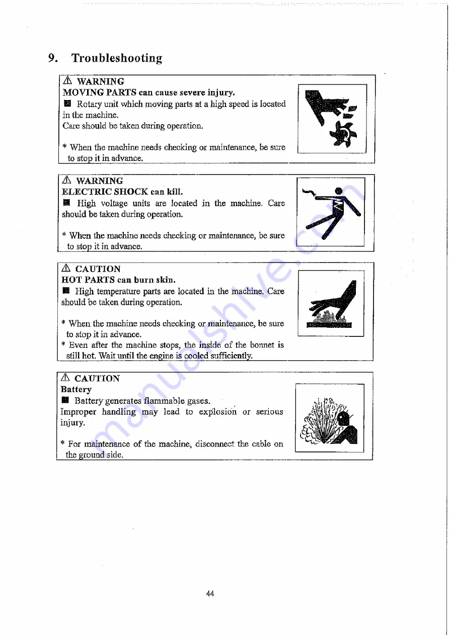 Denyo DCA-10LSX Instruction Manual Download Page 48