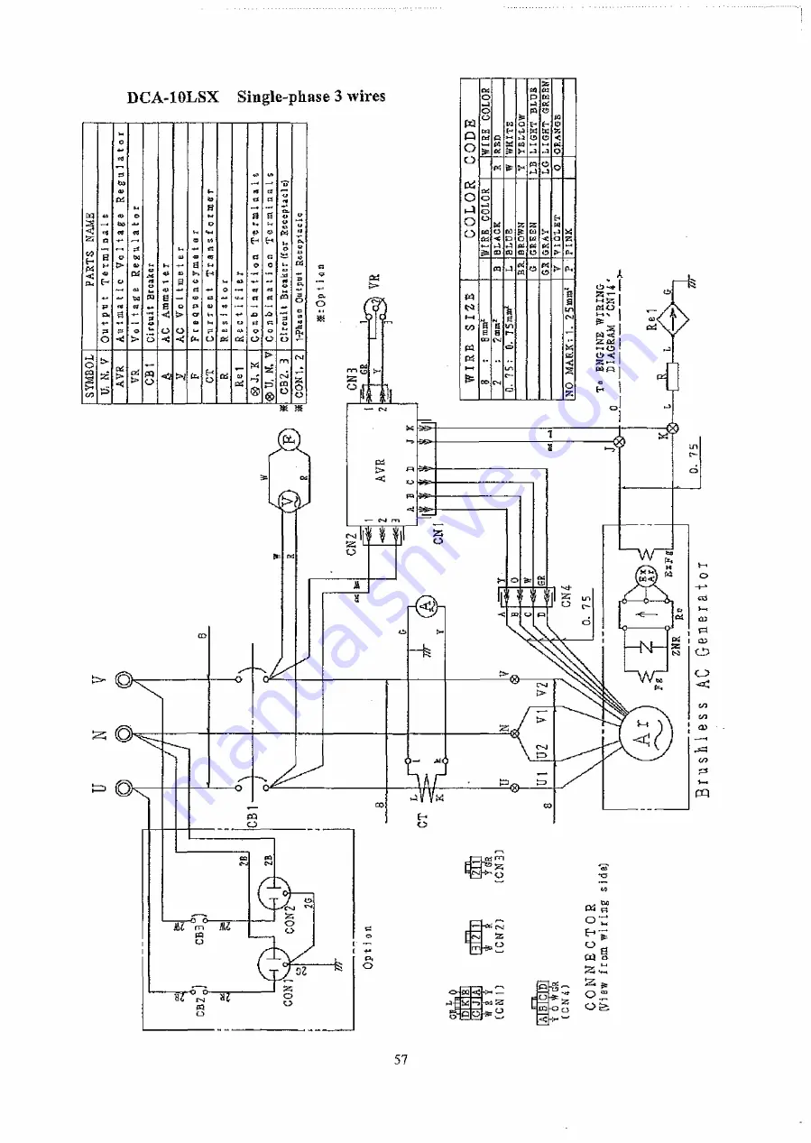 Denyo DCA-10LSX Скачать руководство пользователя страница 61