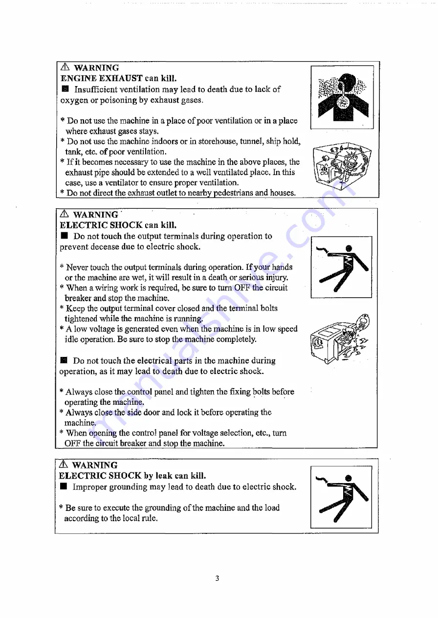 Denyo DCA-13LSK Instruction Manual Download Page 7