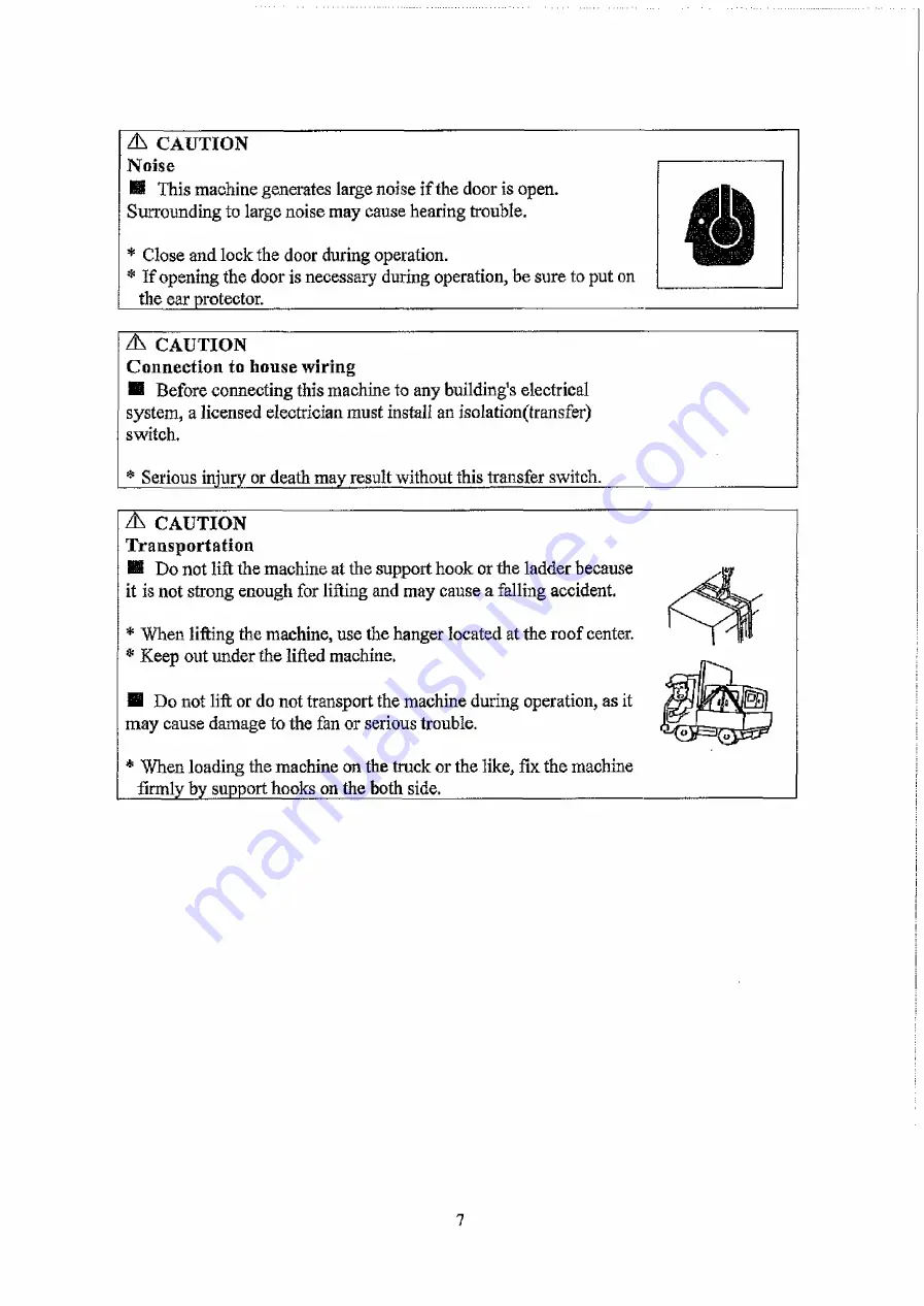 Denyo DCA-13LSK Instruction Manual Download Page 11