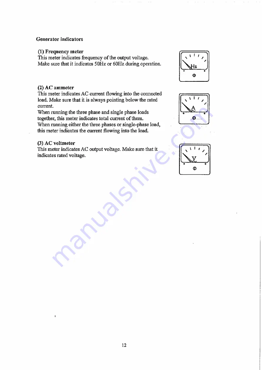 Denyo DCA-13LSK Instruction Manual Download Page 16