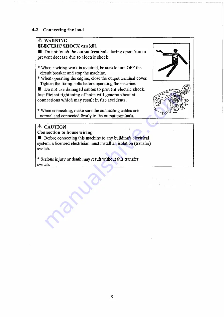 Denyo DCA-13LSK Instruction Manual Download Page 23