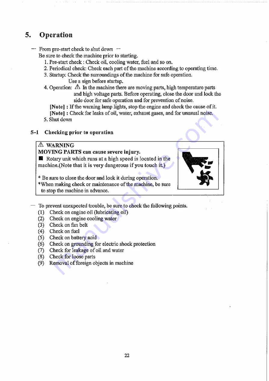 Denyo DCA-13LSK Instruction Manual Download Page 26