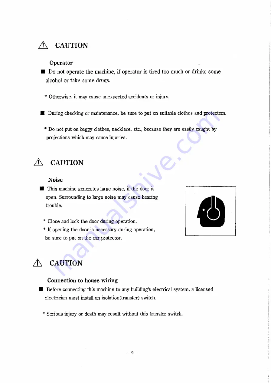 Denyo DCA-150ESK Instruction Manual Download Page 10