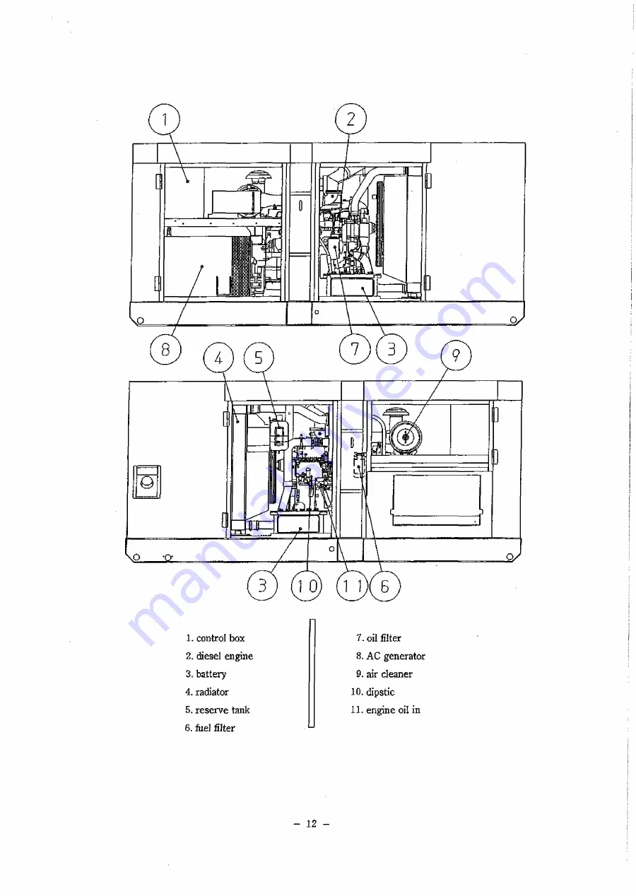 Denyo DCA-150ESK Instruction Manual Download Page 13