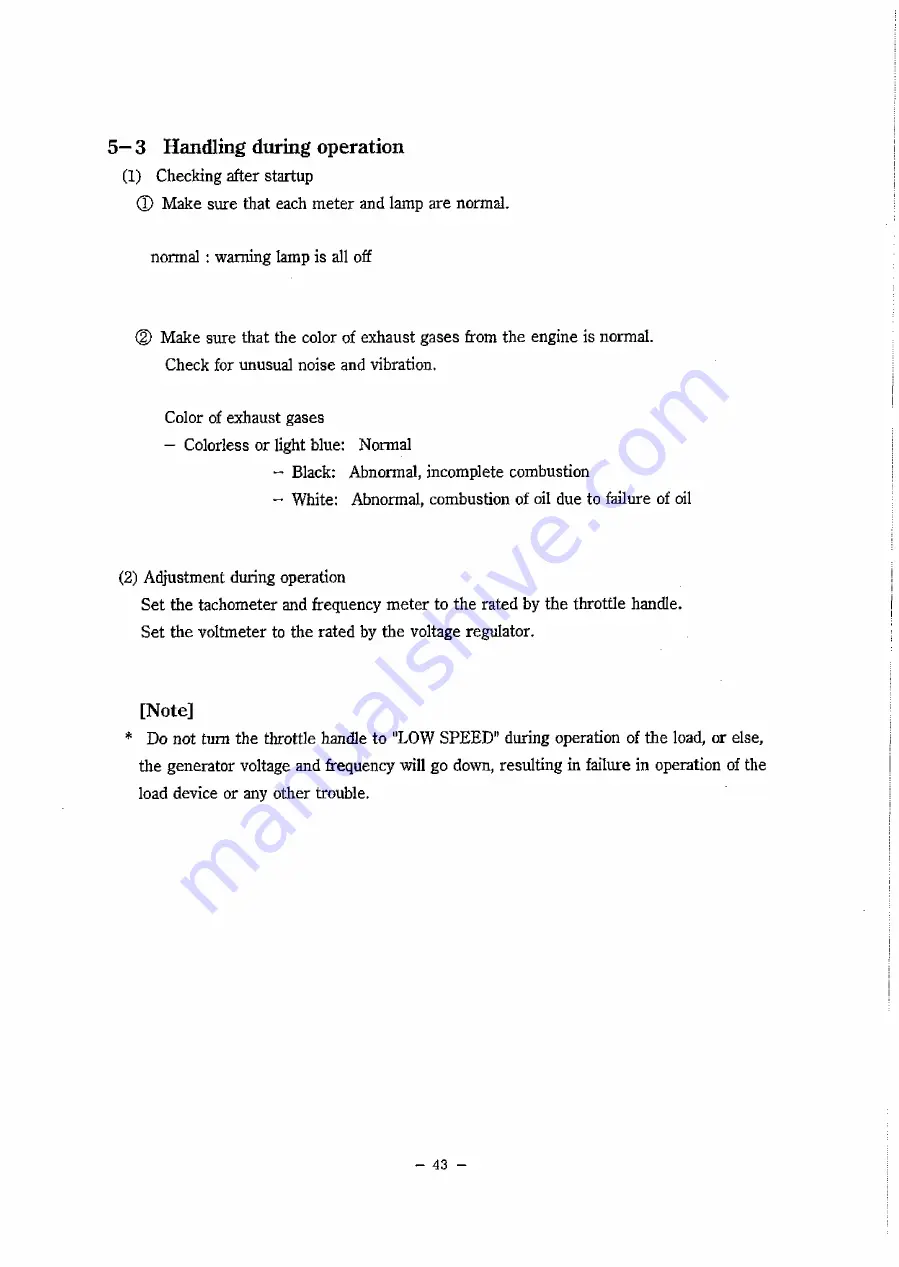 Denyo DCA-150ESK Instruction Manual Download Page 44