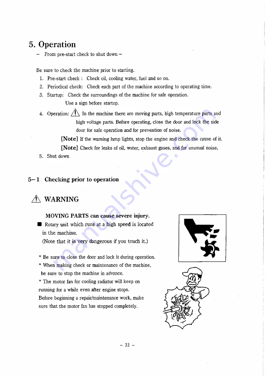 Denyo DCA-25USI Instruction Manual Download Page 34