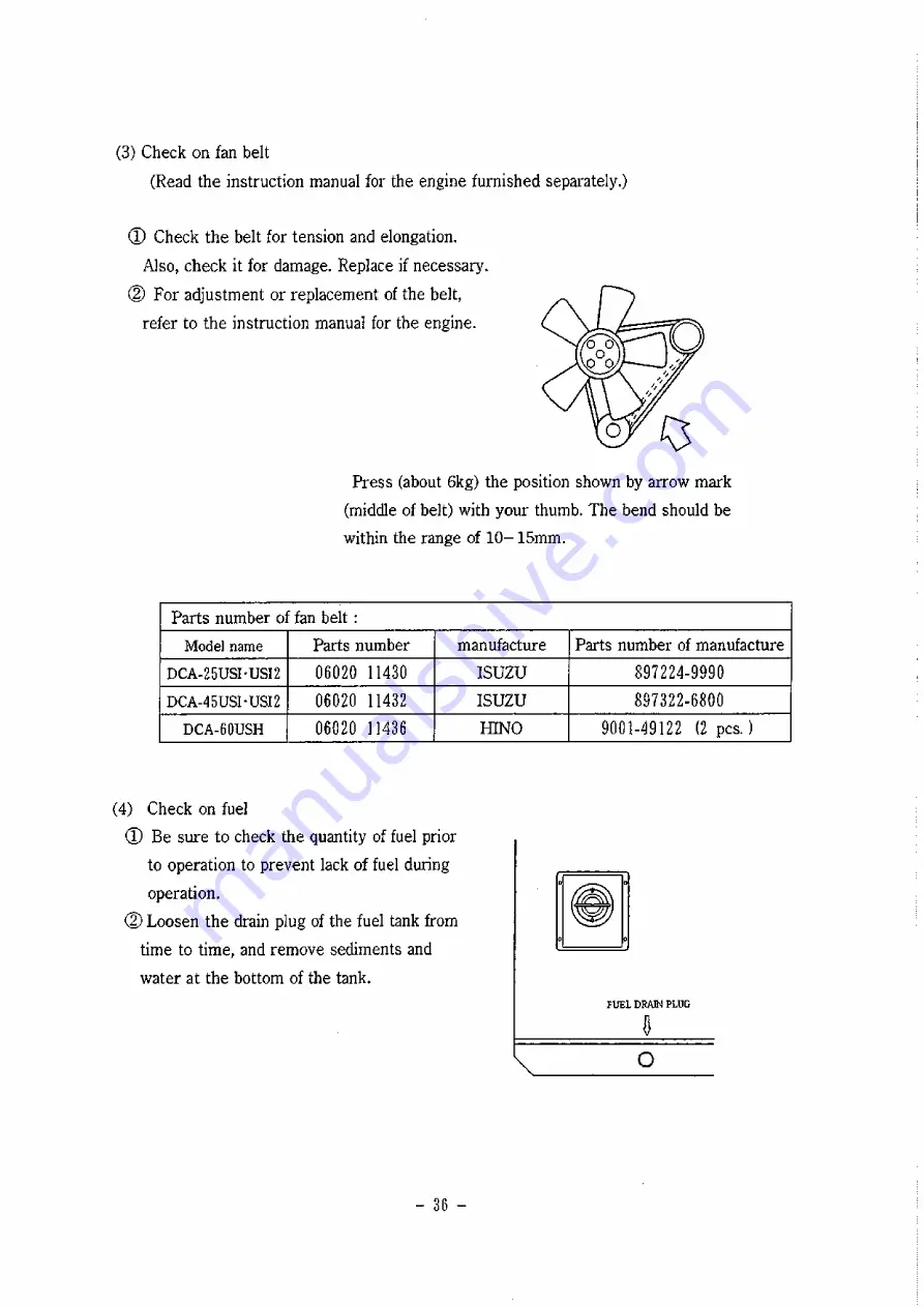 Denyo DCA-25USI Instruction Manual Download Page 37