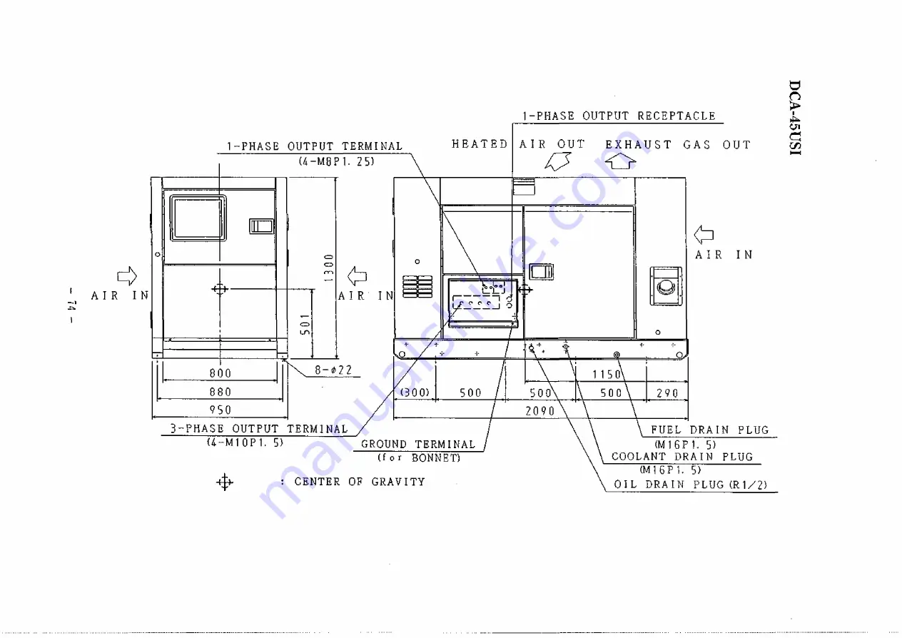 Denyo DCA-25USI Instruction Manual Download Page 75