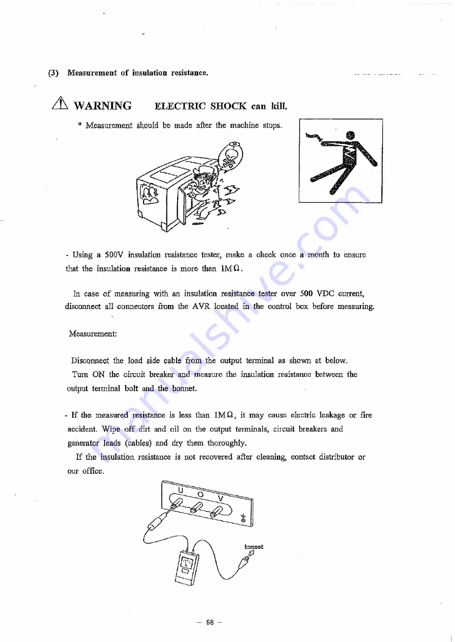 Denyo DCA-30ESX Instruction Manual Download Page 59