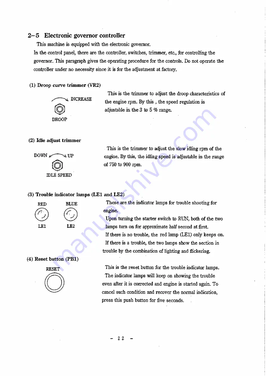 Denyo DCA-600SPK Instruction Manual Download Page 23