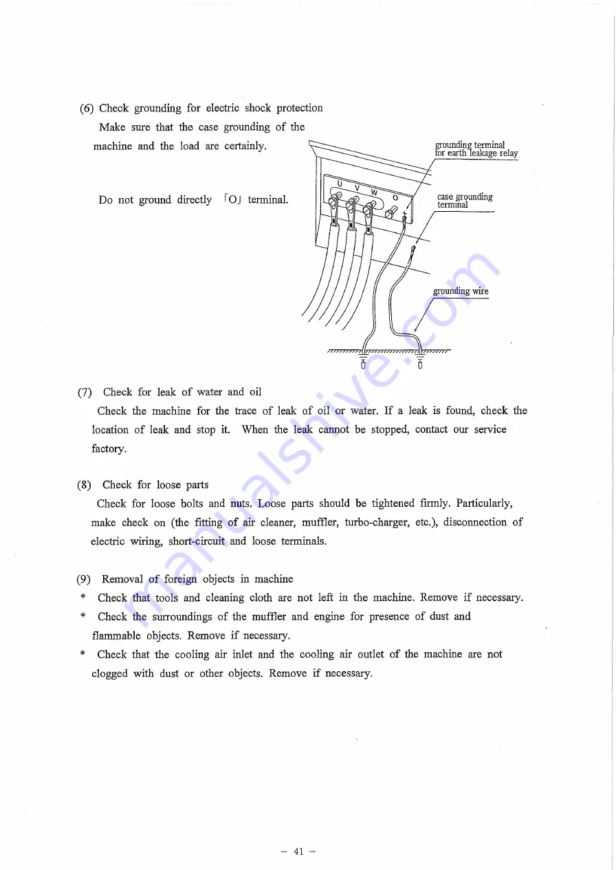 Denyo DCA-60ESI2 Instruction Manual Download Page 42