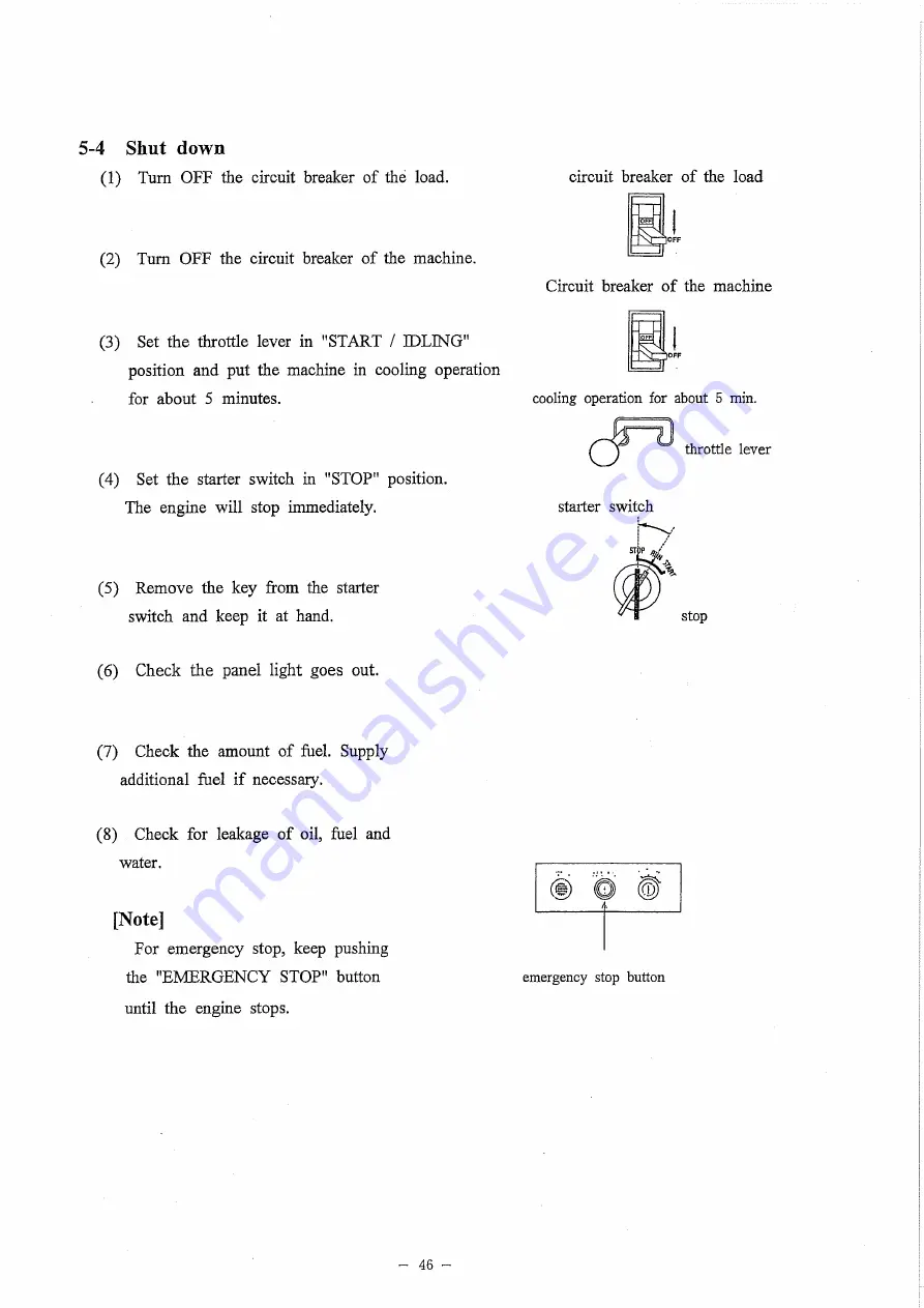 Denyo DCA-60ESI2 Instruction Manual Download Page 47