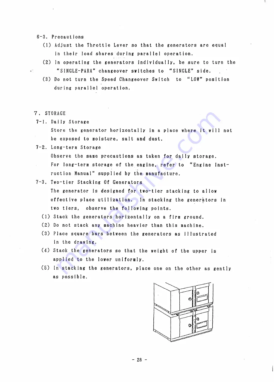 Denyo DCA-800SPK Instruction Manual Download Page 29