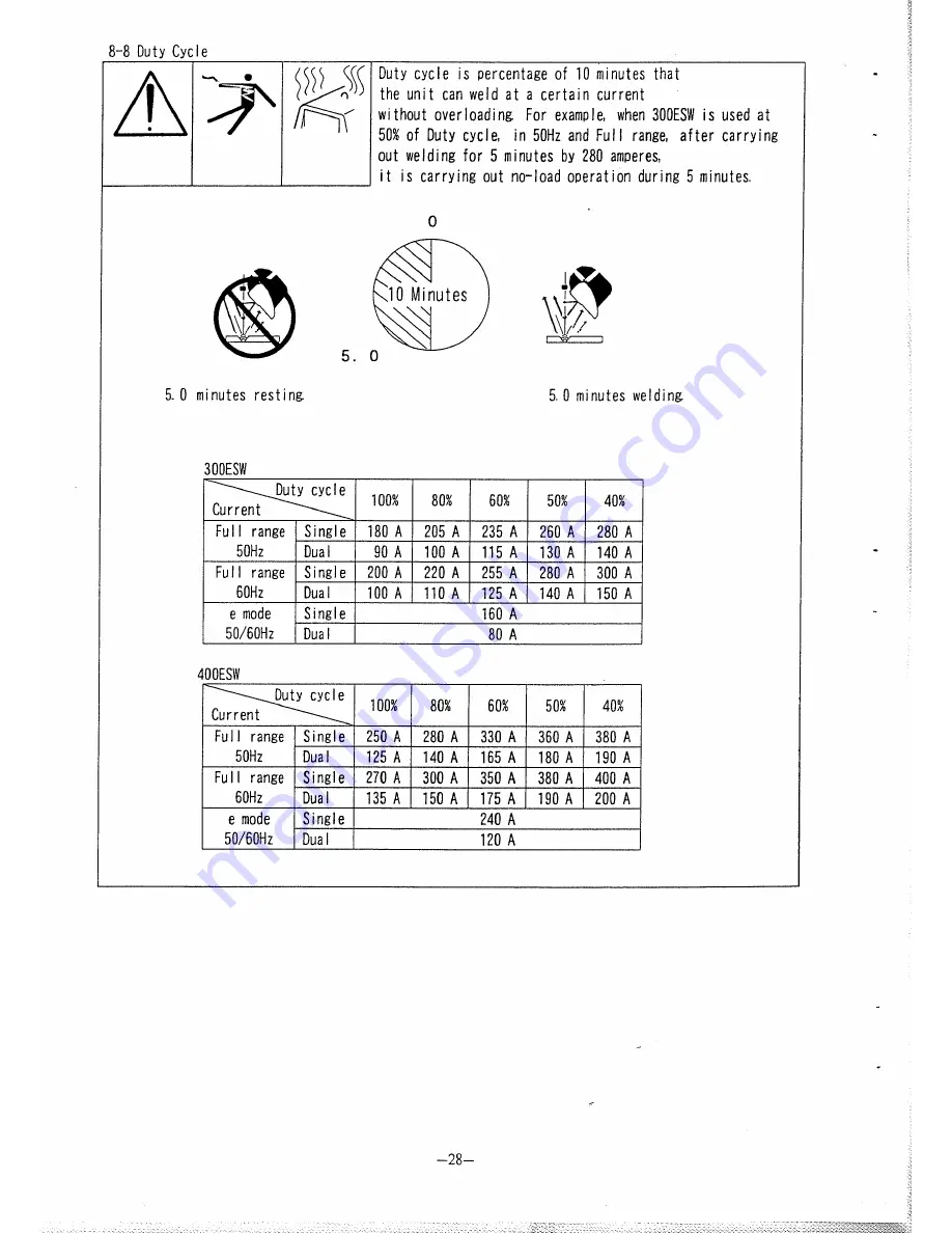 Denyo DLW-300ESW Скачать руководство пользователя страница 30