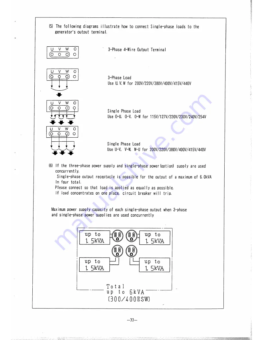 Denyo DLW-300ESW Instruction Manual Download Page 35