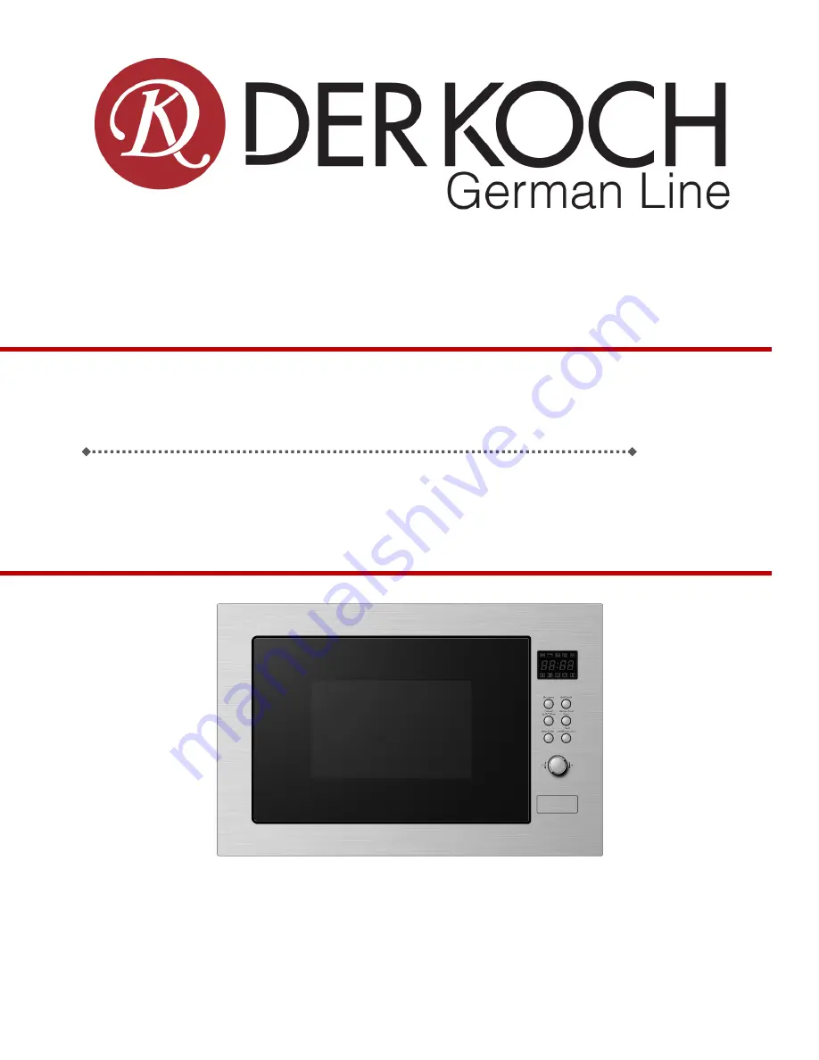 Der Koch ROTH Installation And Use Manual Download Page 1