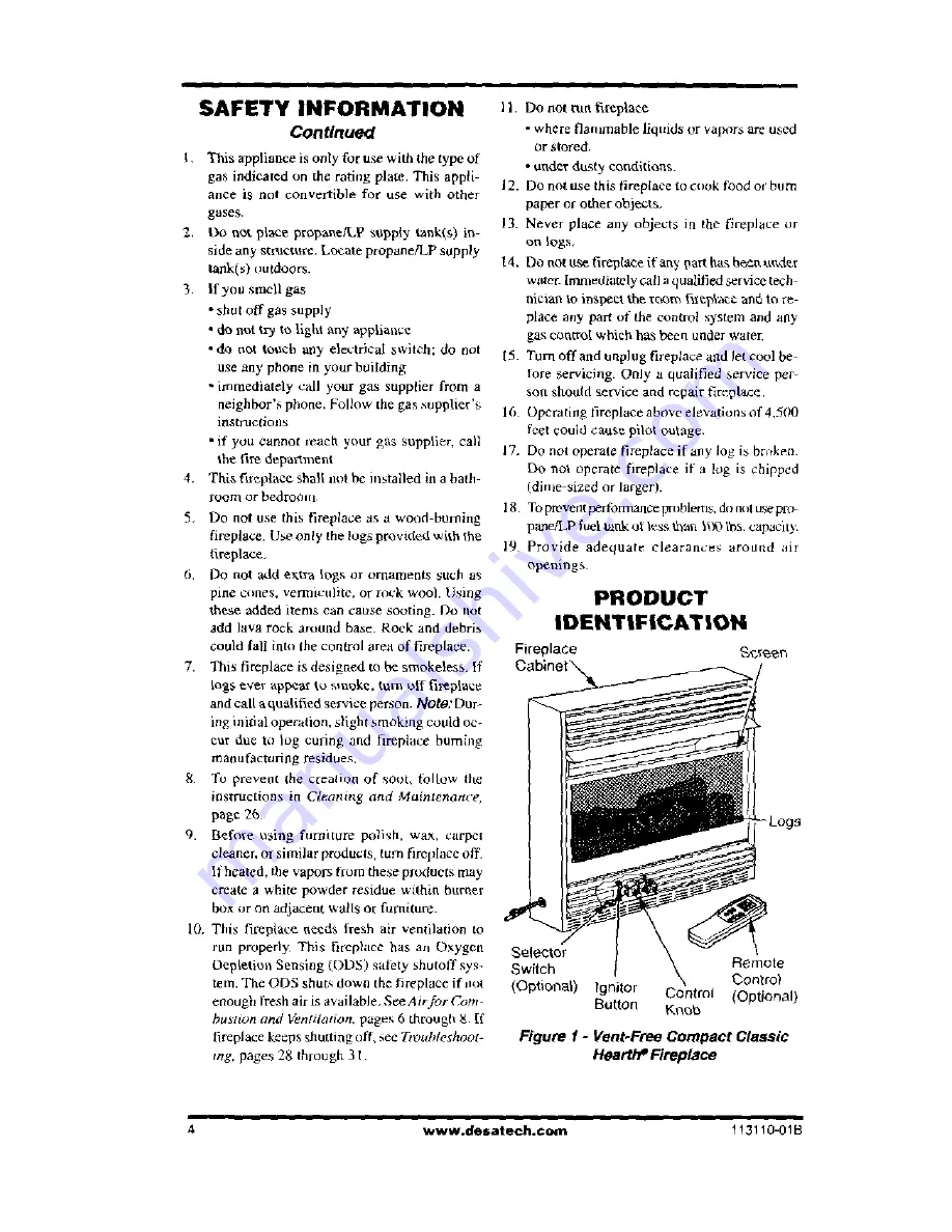 Desa GMC60F Assembly Instructions Manual Download Page 10