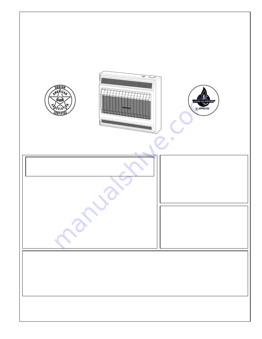 Desa RN30E-CAN Owner'S Operation And Installation Manual Download Page 1