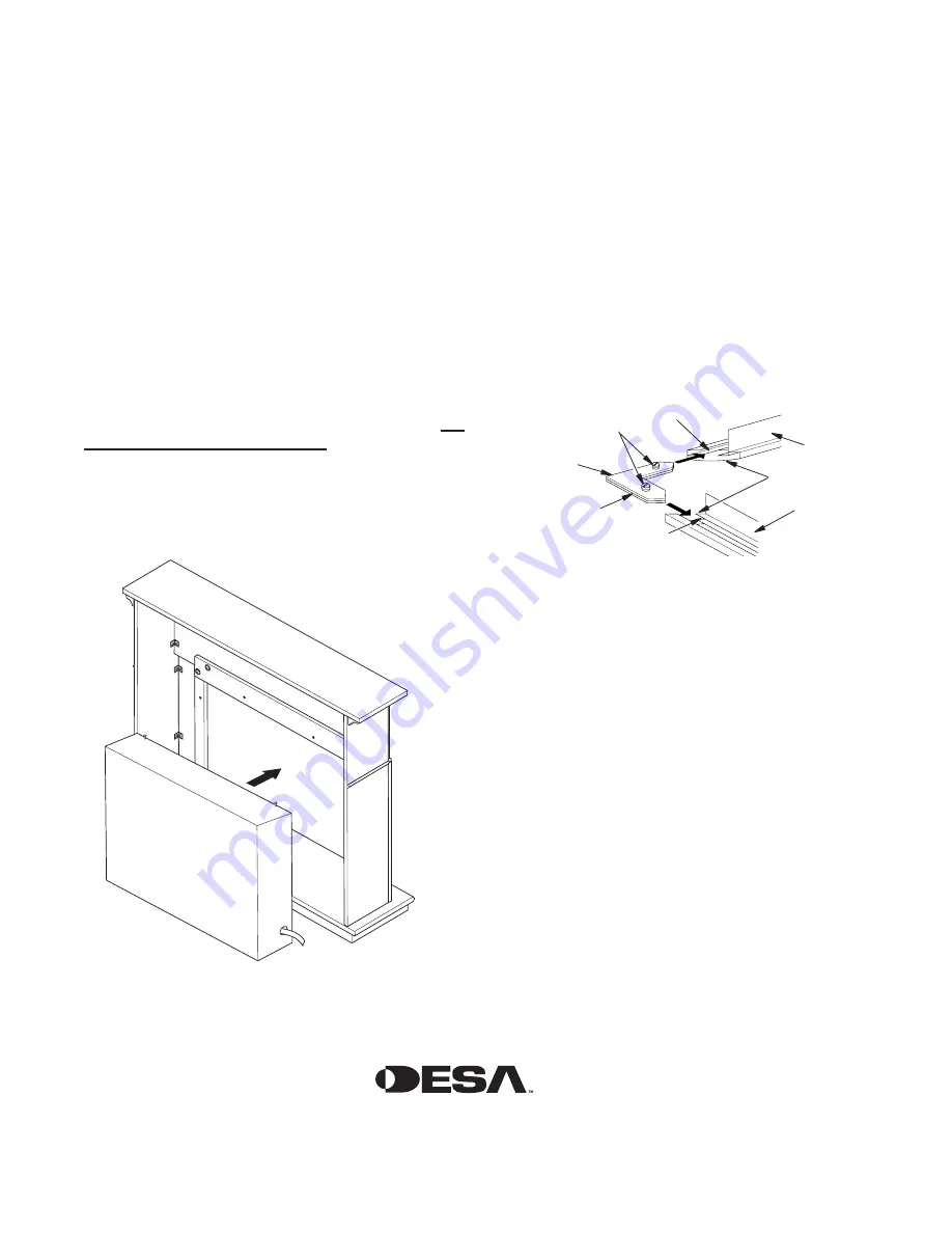 Desa Wall Mantel and Base W32LT Скачать руководство пользователя страница 8