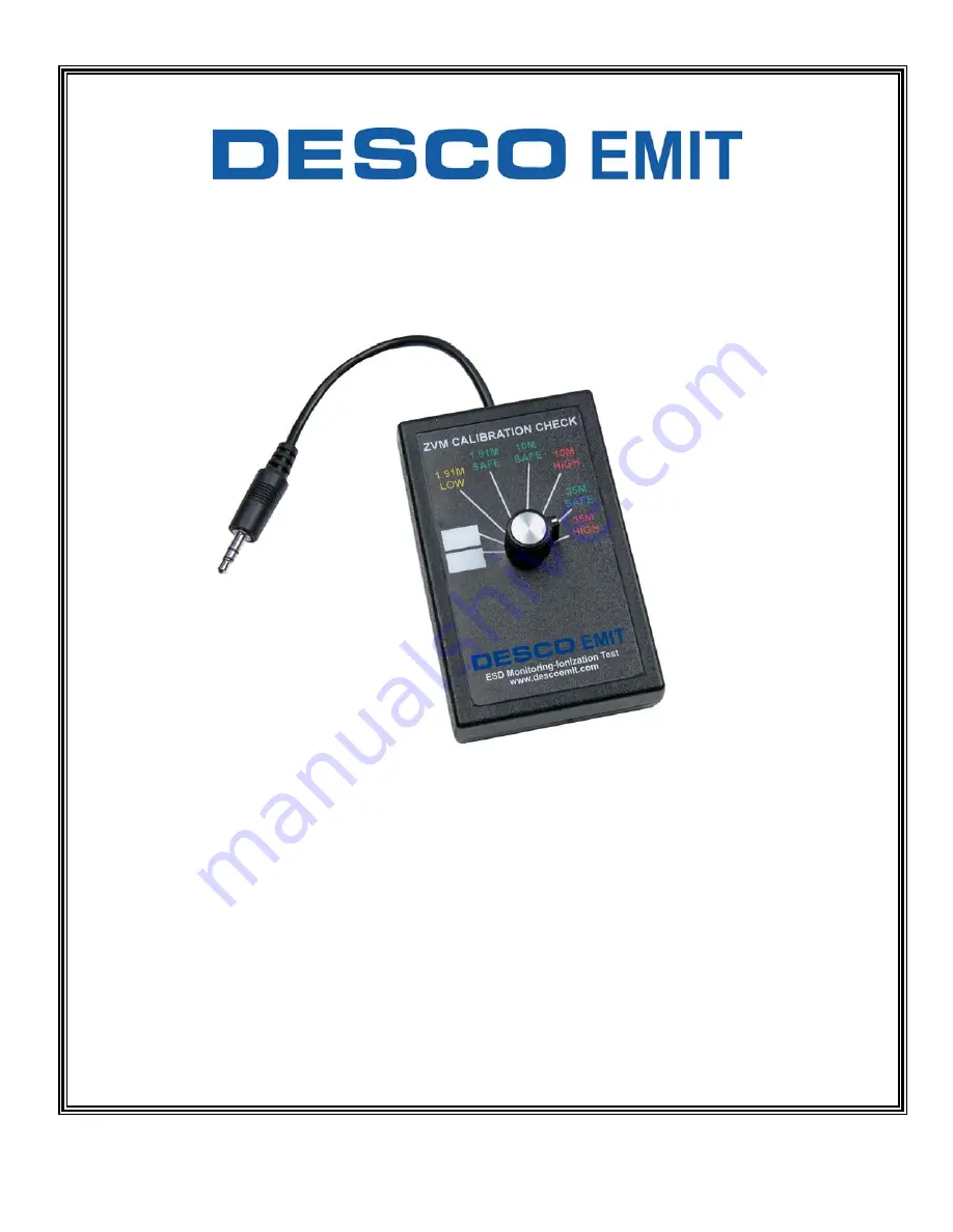 Desco EMIT 500524 Operating Instructions Download Page 1