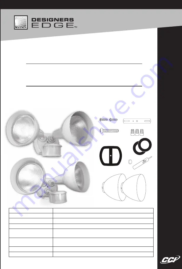 Designers Edge L6004 Manual Download Page 9