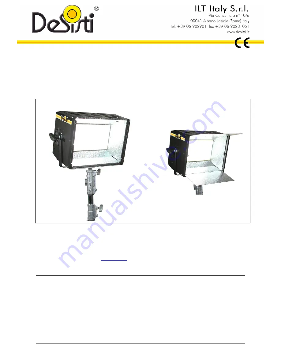 Desisti SOFT LED 4 Instruction Manual Download Page 1