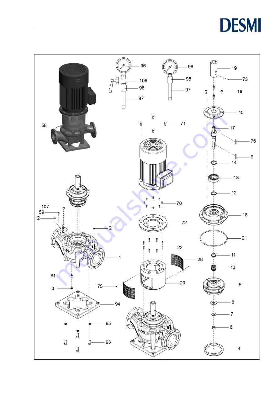 Desmi NSL 100-215 Operation And Maintenance Instruction Download Page 117