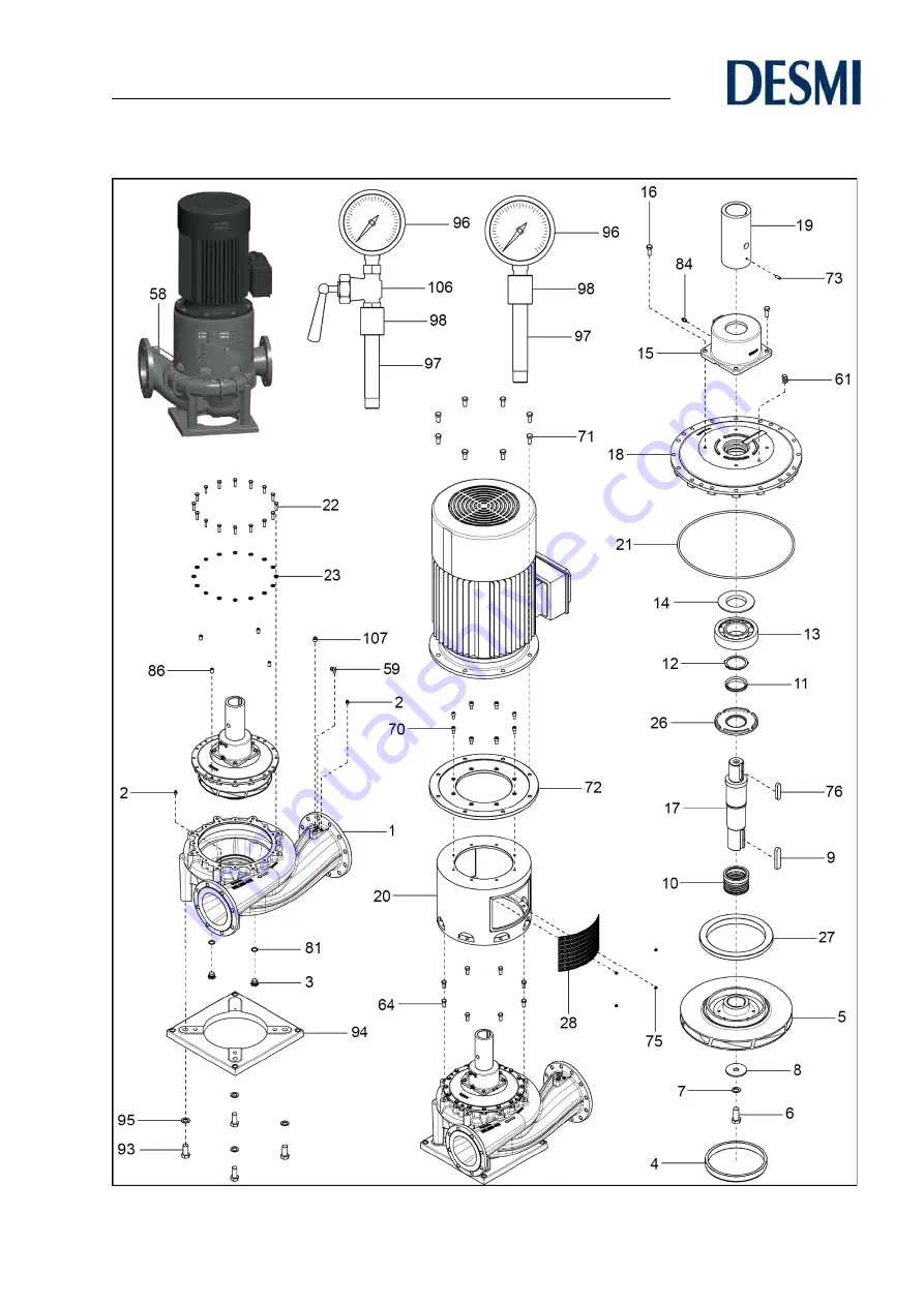 Desmi NSL 100-215 Operation And Maintenance Instruction Download Page 123