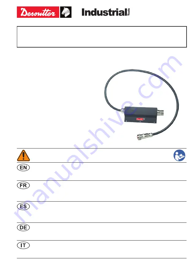 Desoutter 6159360700 Скачать руководство пользователя страница 1