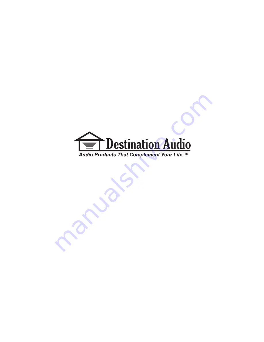 Destination Audio QT605 Installation & Operation Manual Download Page 12